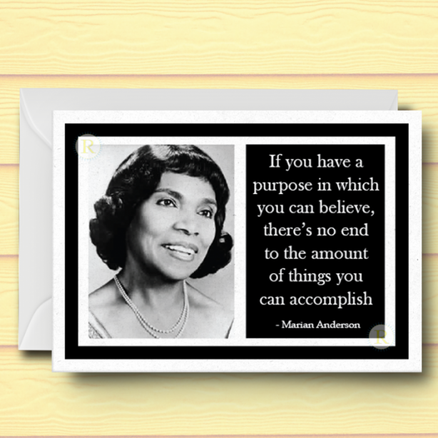 Marian Anderson Card